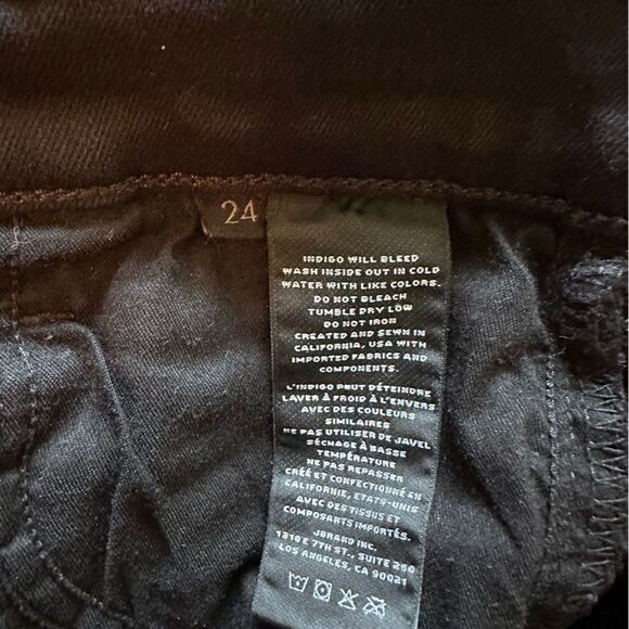 J BRAND Leenah High Rise Vesper Black Jeans - Picture 7 of 7